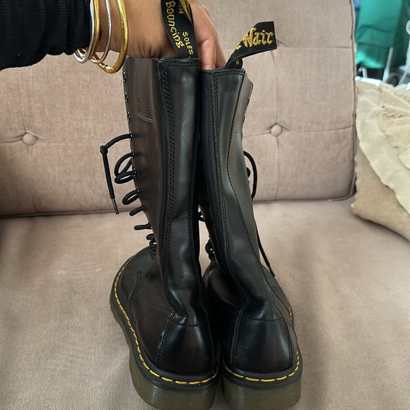 Dr. Martens 8 1914 SMOOTH LEATHER TALL BOOTS - Picture 4 of 7